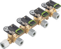 Verteilerblock GOK mit Kipphebel lang Typ KSV-AB4 PS16...