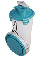 2in1 Reisebecher Trinka Flamingo für Wasser &...