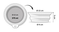 2in1 Reisebecher Trinka Flamingo für Wasser & Futter