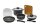 Topfset BEAVER BRAND Modula 20 Stonerock 10-tlg. Farbe stone grey mit Trageburse