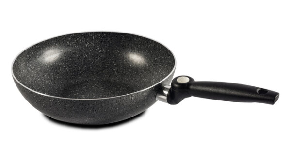 Pfanne BEAVER BRAND WOK STONEROCK Farbe stone grey
