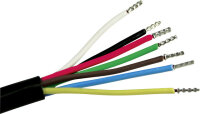 Fahrzeugleitung PVC H 05 VV - F Kabellänge 10 m...