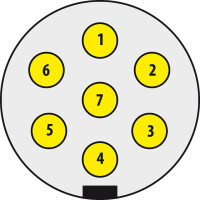 Stecker 7-polig