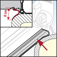 Rain Guard Lower _1 Rolle = 20m_