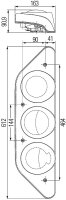 Heckleuchte Hella 12 V /  Ausführung links