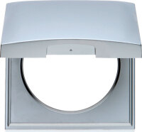 Rahmen Berker mit Klappdeckel Farbe chrom matt