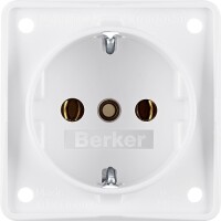 Schukosteckdose Berker Farbe weiß