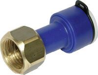 Gerader Verbinder UniQuick mit Verschraubung R 1 / 2 Zoll...