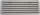 Lüftungsgitterset klein 483 x 186 mm Fb. hellgrau