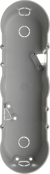 Berührungsschutzdose Berker 3-fach Farbe grau Ø 49 mm