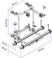 Fahrradträger Thule Sport G2 kurze Version 2 Räder Traglast 50 kg