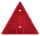 Dreieckrückstrahler ohne Halter 2 er- Set Farbe rot