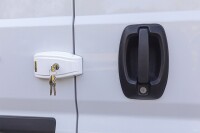 Sicherheitschloss HEOSafe VAN Security Schiebe- oder Heck/Flügeltür 2 St. gleichschließend, weiß