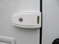 Sicherheitsschloss HEOSafe Door FrameLock Serviceklappen u. Heckgarage Inhalt 1 Stück Farbe weiß