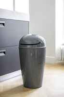 Schwingdeckeleimer koziol 30 l DEL XL Farbe recycled ash...