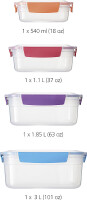 Vorratsdosen Joseph Joseph Nest™ Lock 4-teilig...