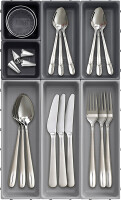 Schubladen-Organizer-Set Joseph Joseph Blox™ 7-teilig, Farbe grau / taupe