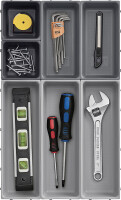 Schubladen-Organizer-Set Joseph Joseph Blox™ 7-teilig, Farbe grau / taupe