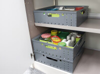 Stautower 3er-Set purvario Stapelboxen