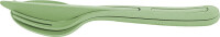 Besteck-Set koziol KLIKK 3-tlg Farbe nature leaf green