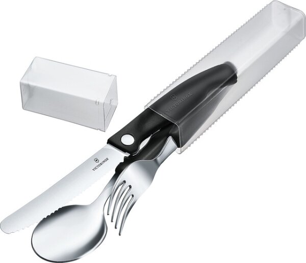 Besteck-Set Victorinox SwissClassic, 3-tlg. Farbe schwarz