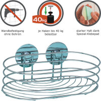 Wandablage WENKO Turbo-Loc Chrom