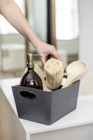 Aufbewahrungsbox koziol BOXXX M, 3,5 l Farbe recycled ash grey