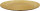 Teller flach koziol CLUB PLATE 26 cm, 4er-Set Farbe nature wood