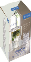Kanne + Becher koziol CRYSTAL Kanne 1,6 l + 4 Becher 250 ml Farbe crystal clear