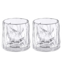 Trinkglas koziol CLUB No. 2 Superglas 250 ml, 2er-Set...