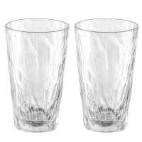 Trinkglas koziol CLUB No. 6 Superglas 300 ml, 2er-Set...