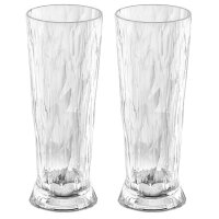 Bierglas koziol CLUB No. 11 Superglas 500 ml, 2er-Set...