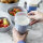 Frischedeckel koziol FRESH 3er-Set, Farbe transparent coral/deep blue/soft grey