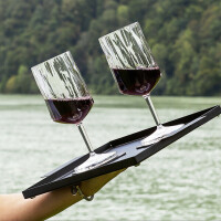 Magnet-Kunststoffgläser silwy WEIN 2er-Set Hightech 200 ml Fb. transparent