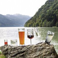 Magnet-Kunststoffgläser silwy WEIN 2er-Set Hightech 200 ml Fb. transparent