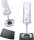 Magnet-Kunststoffgläser silwy SEKT 2er-Set Hightech 150 ml Fb. transparent