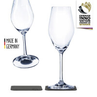 Magnet-Kristallgläser silwy CHAMPAGNER 2er-Set 200...