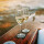 Magnet-Kristallgläser silwy CHAMPAGNER 2er-Set 200 ml 2 Kristallgläser + 2 Pads Fb. transparent