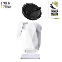 Magnet Coffeecup silwy mit Metall-Nano-Gel-Pad und Deckel...