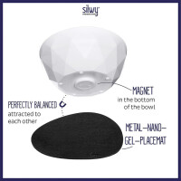 Super-Magnet-Bowl silwy 2er-Set Fb. weiß