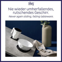 Universal-Magnet-Teller silwy 2er-Set Fb. weiß