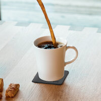 Magnet-Henkeltasse silwy Porzellan 2er-Set Fb. weiß inkl. Metall-Nano-Gel-Pads BLACK