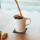 Magnet-Henkeltasse silwy Porzellan 2er-Set Fb. weiß inkl. Metall-Nano-Gel-Pads BLACK
