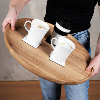TO-GO-CUP silwy Porzellan 1 Cup+1 Pad+1 Deckel Fb. weiß inkl. Untersetzer BLACK