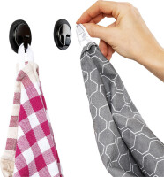 Magnet-Haken silwy CLEVER BLACK Fb. schwarz inkl Metall-Nano-Gel-Pad BLACK