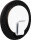 Magnet-Haken silwy CLEVER WHITE Fb. weiß / schwarz inkl Metall-Nano-Gel-Pad BLACK