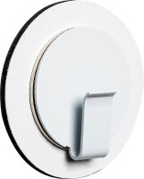 Magnet-Haken silwy CLEVER WHITE Fb. weiß inkl Metall-Nano-Gel-Pad WHITE