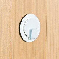 Magnet-Haken silwy CLEVER WHITE Fb. weiß inkl Metall-Nano-Gel-Pad WHITE