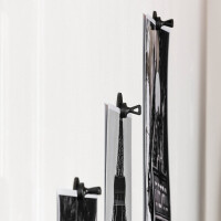 Magnet-Pins silwy FLEX 4er-Set Fb. schwarz inkl Metall-Nano-Gel-Pad BLACK