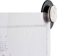 Magnet-Pins silwy SMART 2er-Set Fb. schwarz inkl Metall-Nano-Gel-Pad BLACK